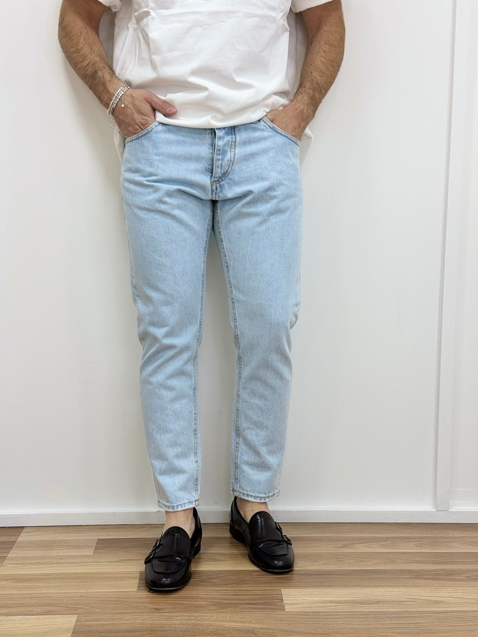 Jeans Uomo Slim Fit Marmorizzato - SEASON LAB