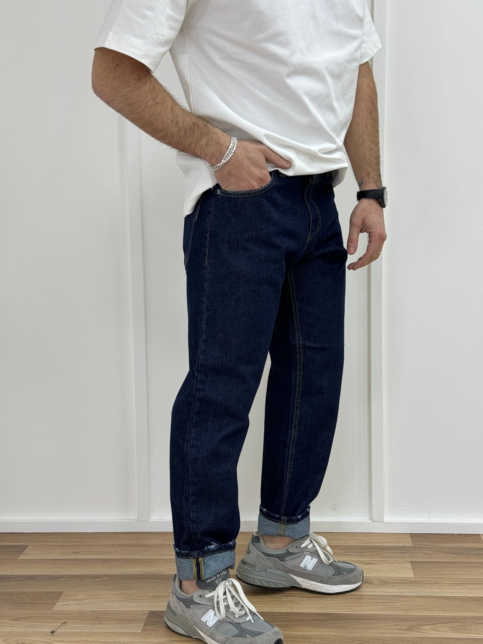 Jeans Uomo Regular Fit Lavaggio Zero - SEASON LAB