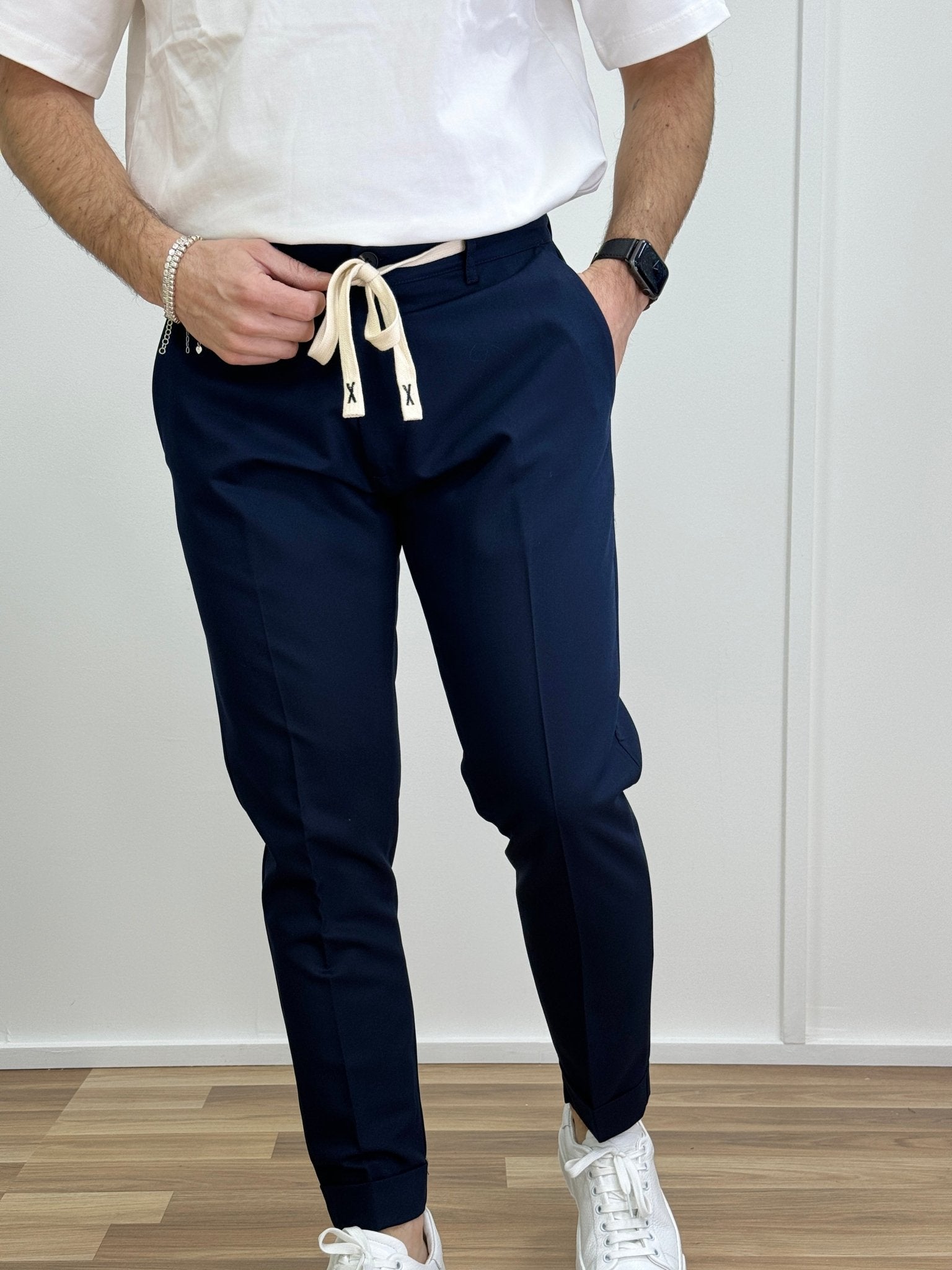 Pantalone Ischia Blu Scuro - SEASON LAB